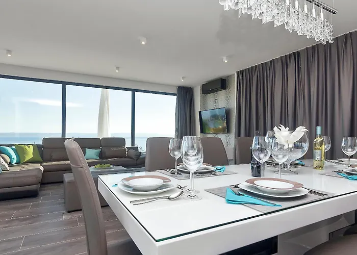 Modern Selina Nera With Heated Pool & Sea View In