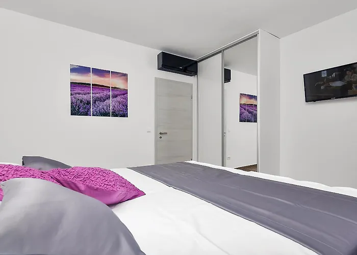 Modern Selina Nera With Heated Pool & Sea View In Βίλα Μακάρσκα