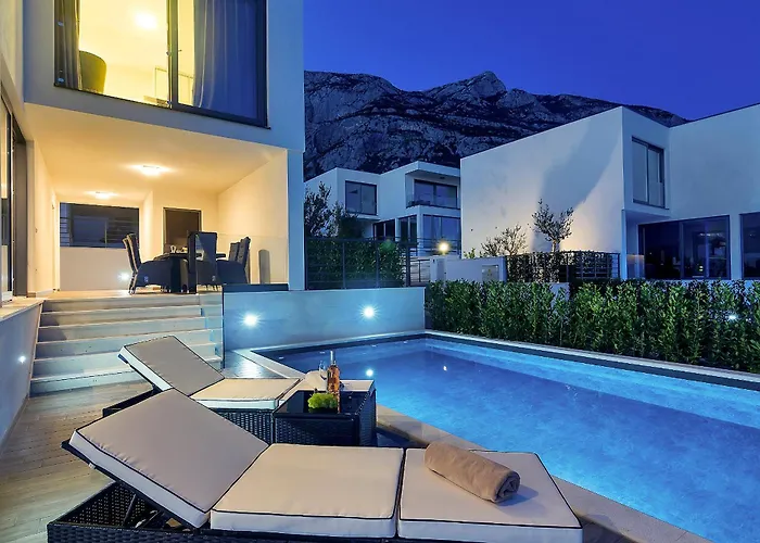 Βίλα Modern Selina Nera With Heated Pool & Sea View In *