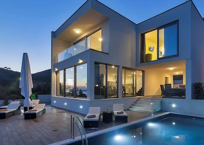 Villa Modern Selina Nera With Heated Pool & Sea View In *