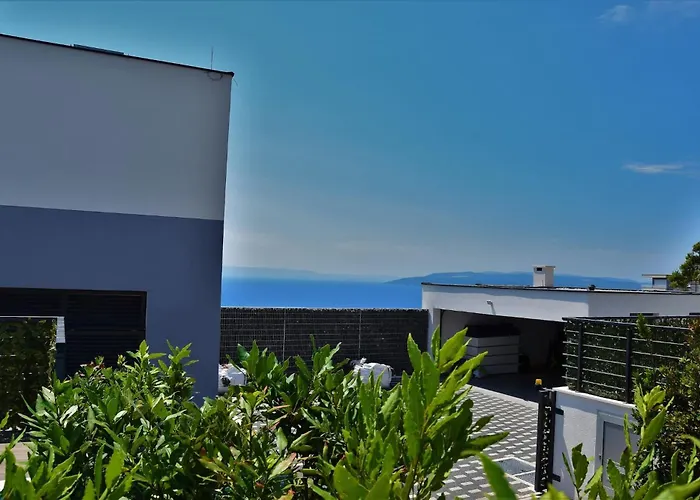 Modern Selina Nera With Heated Pool & Sea View In Villa *