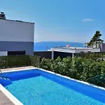 Modern Selina Nera With Heated Pool & Sea View In Willa