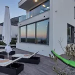 Willa Modern Selina Nera With Heated Pool & Sea View In Makarska