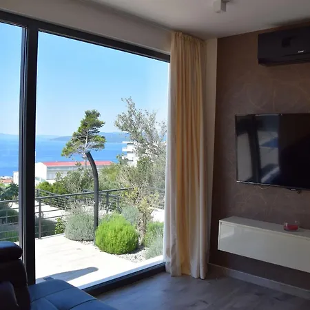 빌라 Modern Selina Nera With Heated Pool & Sea View In