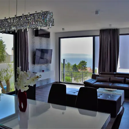 Modern Selina Nera With Heated Pool & Sea View In 빌라