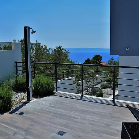 Modern Selina Nera With Heated Pool & Sea View In * 마카르스카